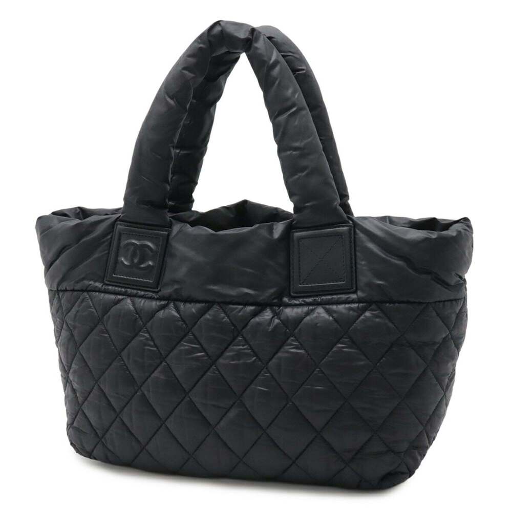CHANEL Black Leather Tote Bag - Picture 3 of 10